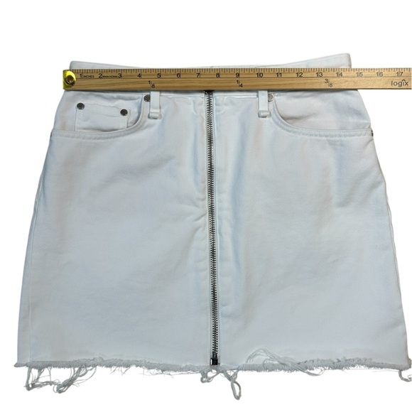 Rag & Bone | Anna White Denim Skirt, Size 27 - Picture 6 of 7